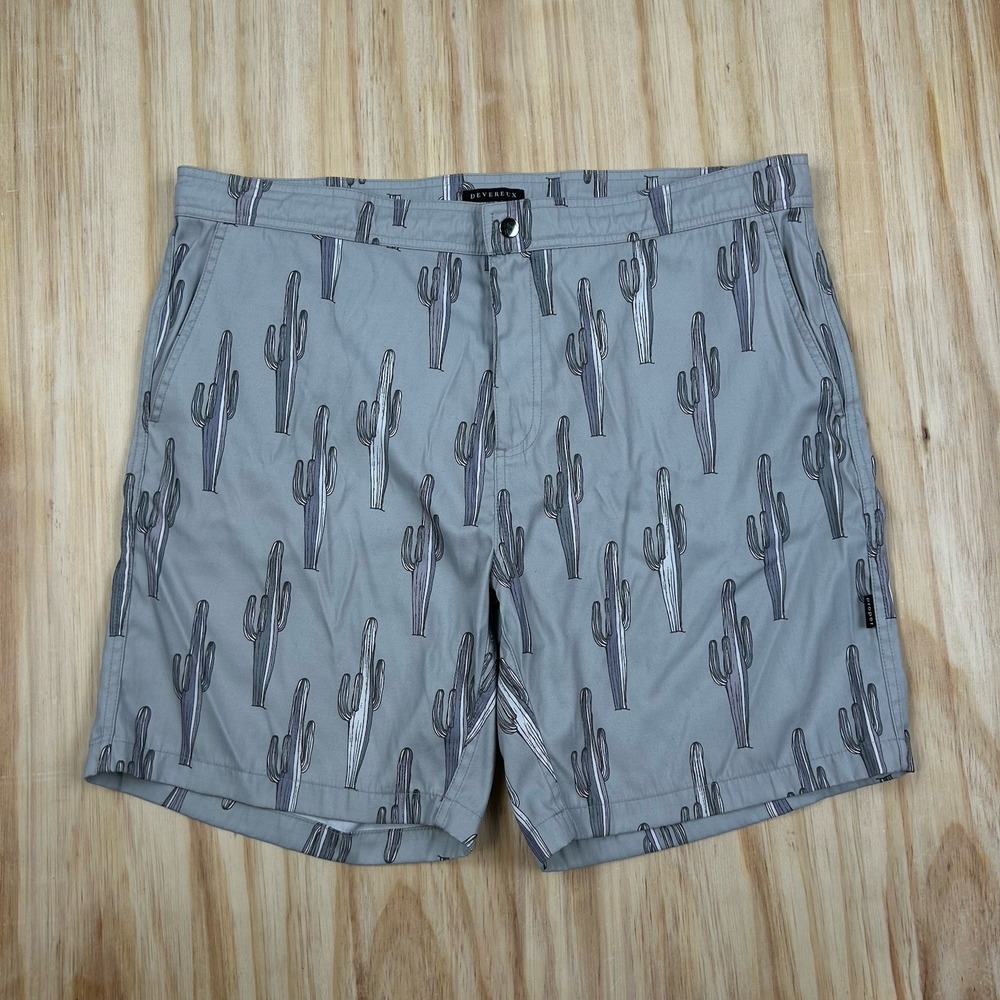 Devereux Cactus Active Short Size 38‎ Multicolor Drawstring 7" Inseam